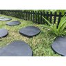 Caminho Ecológico Jardim Pisante Preto Plástico Kit 8 Preto - 4