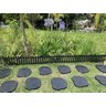 Caminho Ecológico Jardim Pisante Preto Plástico Kit 8 Preto - 7