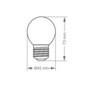 Ver imagem 2 de Lâmpada Incandescente Taschibra Bolinha Leitosa 40w E27 110v