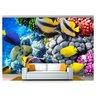 Papel De Parede Animais Fundo Do Mar Coral 3D Anm205 - 1