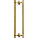 Ver imagem 2 de Puxador Duplo Chamonix 550mm Dourado para Porta Pivotante, Correr Vidro