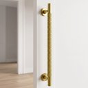 Ver imagem 3 de Puxador Duplo Chamonix 550mm Dourado para Porta Pivotante, Correr Vidro