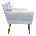 Ver imagem 4 de Kit 2 Poltrona Decorativa Anitta Suede - D'Rossi - Cinza