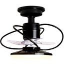 Ver imagem 2 de Ventilador de Teto Treviso Preto Elegance Led Control Remoto