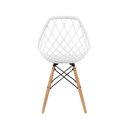 Ver imagem 6 de Conjunto Mesa Redonda Eames Madeira 90cm + 4 Cadeiras Kaila Dsw Sala Cozinha Jantar La Mobilia