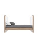 Ver imagem 7 de Berço Mini Cama 3 em 1 Retrô Theo Espresso Móveis Branco/Jequitibá