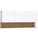Ver imagem 1 de Armário Suspenso Nicho Kits Parana Line 150cm 3 Portas Branco