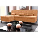Ver imagem 5 de Sofá Cama com Chaise 3 Lugares 2,00 Mts Nice Matrix Mostarda