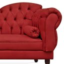 Ver imagem 2 de Divã Recamier Namoradeira Capitonê Ecotec Decor