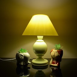 Abajur Infantil Ball Menina Menino Luminária para Quarto de Bebê Amarelo Claro - 5
