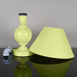 Abajur Infantil Ball Menina Menino Luminária para Quarto de Bebê Amarelo Claro - 3