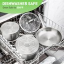 Ver imagem 6 de Duxtop Conjunto de Panelas de Aço Inox 17 Peças com Tecnologia Impactada