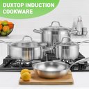 Ver imagem 7 de Duxtop Conjunto de Panelas de Aço Inox 17 Peças com Tecnologia Impactada