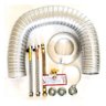 Kit Instalação Duto 100mm 3mt Para Aquecedor À Gás Completo - 1