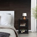 Ver imagem 5 de Mesa de Cabeceira Nicho 30 Cm Mdf Preto Mp