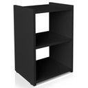 Ver imagem 4 de Mesa de Cabeceira Nicho 30 Cm Mdf Preto Mp