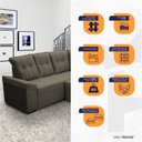 Ver imagem 2 de Sofá Canto London Suede Velut - King House