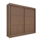 Ver imagem 5 de Guarda Roupa Cancun 2 Portas 100%MDF Castanho/Off - Ddoro
