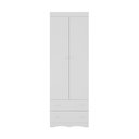 Ver imagem 7 de Guarda-roupa Infantil 62cm 2 Portas e 2 Gavetas Realeza Multimóveis Mp4451 Branco