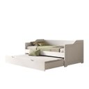Ver mais imagens de Bicama Duo Sofá Madeira Cama Auxiliar Solteiro:Branco