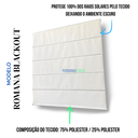 Ver imagem 4 de Persiana Romana Blackout Lar 1,60 X 1,60 Alt Premium Mescla