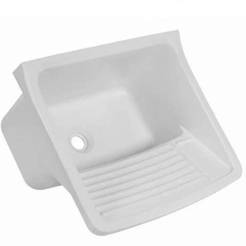 Tanque de Plástico Lavar Roupa com Válvula 22l Astra Branco