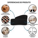 Ver imagem 7 de Namoradeira Compacta Decorativa Orgânica Auren 100cm Suede Preto - Desk Design