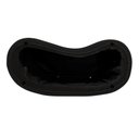 Ver imagem 6 de Namoradeira Compacta Decorativa Orgânica Auren 100cm Suede Preto - Desk Design