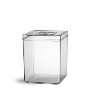Pote Quadrado Cristal 15 litros