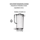 Ver imagem 2 de Jarra Cristal Transparente para Suco / Aguá - 2 Litros