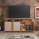 Ver imagem 2 de Rack Hermes TV 58" 136,5cm MDP Porta de Correr Off White Hermès Paris