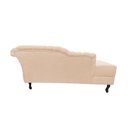 Ver imagem 6 de Recamier Decorativo Divã Styllus Lado Esquerdo Couro Bege