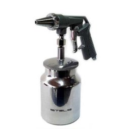 PISTOLA JATEAMENTO DE AREIA TANQUE BAIXO ROSCA 1/4 STELS - 1