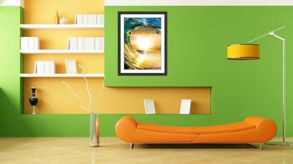 Quadro Decorativo Surf Surfista Mar Praia Esporte Radical Decorações Com Moldura - 2