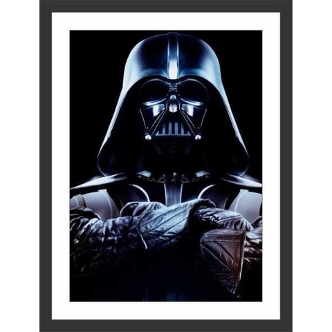 Quadro Decorativo Star Wars Filmes Cinema Salas Interiores Com Moldura