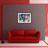 Quadro Decorativo Cavaleiros Dos Zodiaco Anime Desenho Salas Decorações Interiores Com Moldura - 4