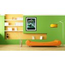 Ver imagem 2 de Quadro Decorativo Star Wars Filmes Cinema Salas Interiores Com Moldura