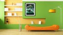 Ver imagem 2 de Quadro Decorativo Star Wars Filmes Cinema Salas Interiores Com Moldura