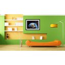 Ver imagem 2 de Quadro Decorativo Galáxia Universo Planetas Espaço Cosmos Estrelas Com Moldura