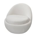 Ver imagem 6 de Poltrona Orgânica Kaira Base Fixa Bouclê Off White - Nexta Casa