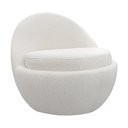 Ver mais imagens de Poltrona Orgânica Kaira Base Fixa Bouclê Off White - Nexta Casa