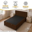 Ver imagem 5 de Cama Box com Baú Casal Royal Sleep Courino Marrom