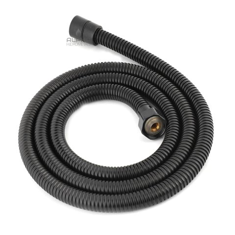 Engate Flexível p/ Ducha Higiênica Preto Fosco Black Edition