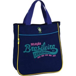 Bolsa Shopping Bag/Tote Selecao Canarinho Md 1Bolso So Unidade Luxcel - 1