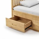 Ver imagem 7 de Cama Solteirão 03 Gavetas - Madeira Maciça Cera