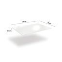 Ver imagem 3 de Sala de Jantar Completa Elba C/ Tampo de Vidro 120cm e 6 Cadeiras Lisboa Cromada - Courano Preto -