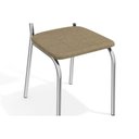 Ver imagem 7 de Sala de Jantar Completa Elba C/ Tampo de Vidro 120cm e 6 Cadeiras Lisboa Cromada - Courano Preto -
