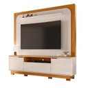 Ver imagem 3 de Estante para TV e Home Theater TV 75 Polegadas 200CMX196CM 2 Portas 1 Gaveta com Pés Nilo