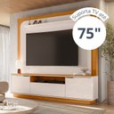 Ver imagem 6 de Estante para TV e Home Theater TV 75 Polegadas 200CMX196CM 2 Portas 1 Gaveta com Pés Nilo