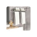 Ver imagem 2 de Toalheiro Hotel de Parede Porta Toalha Duplo Inox F.master